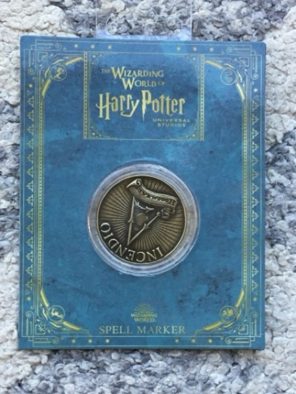 New Harry Potter Spell Marker Coin (Incendio)